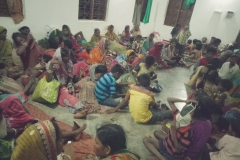 People taken shelter at Balarampur MCS Rajangar block, Kendrapada
