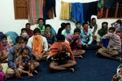 People taken shelter in shelter -Jagatsinghpur