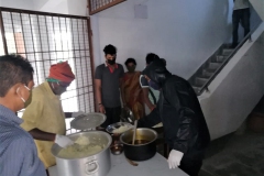 Free kitchen at Rahaniganj village of Talakurunia GP