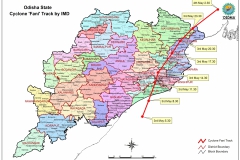 Track of Very Severe Cyclonic Storm Fani