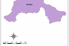 Multihazard map of  Boudh district