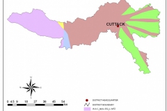 Multihazard map of Cuttack district