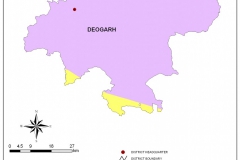 Multihazard map of Deogarh district