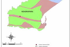 Multihazard map of Kendrapada district