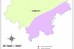 Multihazard map of Koraput district