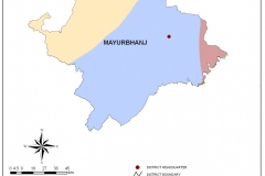 Multihazard map of Mayurbhanj district