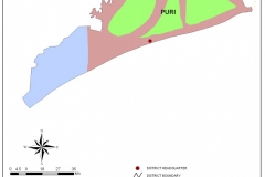 Multihazard map of Puri district